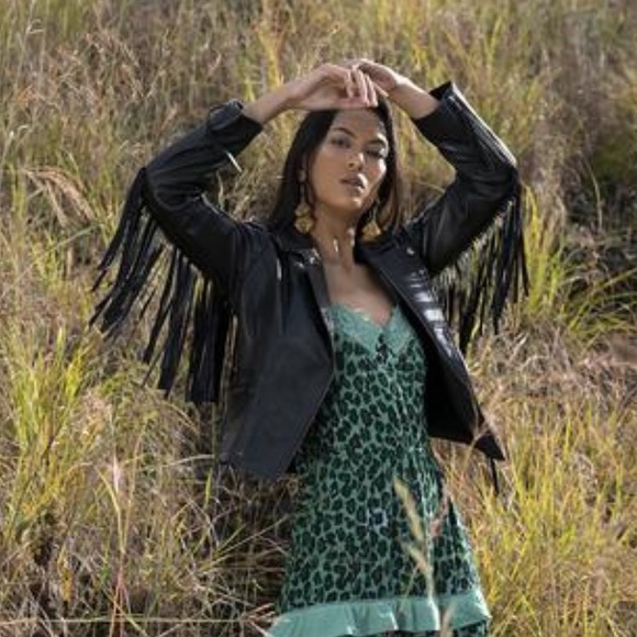 black swan leather jacket